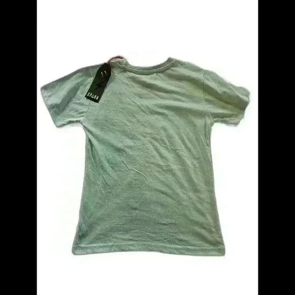 Unique Graphic Tee by SPARK - Mint Green with Fun Design - Picture 2 of 4